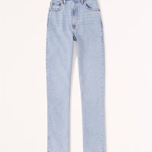 Abercrombie 90’s slim straight ultra high rise